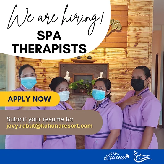 Spa Therapist Hiring